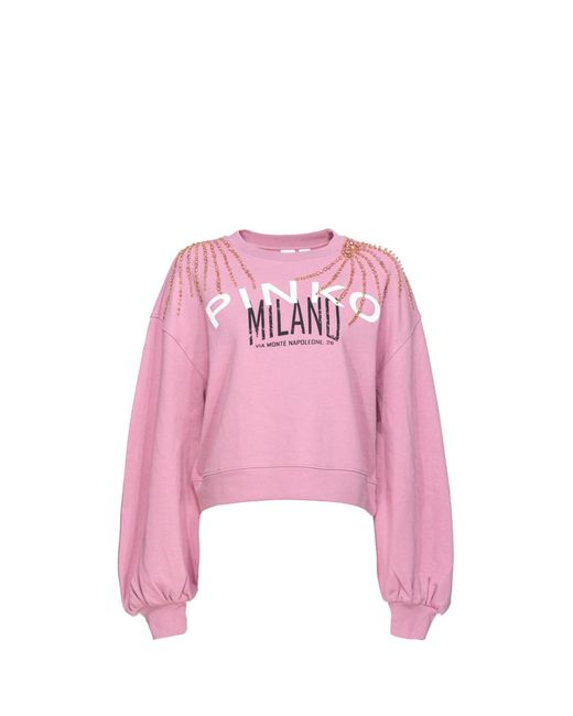 Pinko Pink Sweatshirt