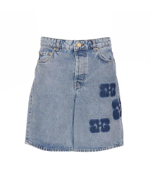 Ganni Blue Shorts