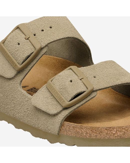 Birkenstock Brown Suede Sandals Leather