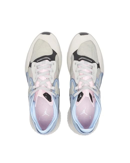 no_brand_found White Jordan Delta 3 Low Sneakers Shoes for men