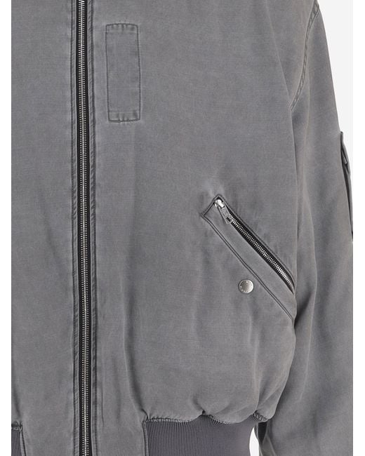 Wooyoungmi Black Reversible Cupro And Nylon Jacket Polyester/Cupro for men