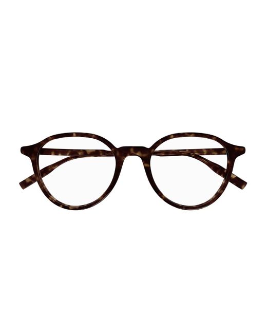 Montblanc Brown Mb0291O Linea Snowcap Eyeglasses for men