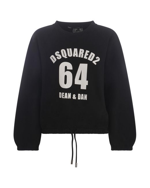 DSquared² Black Sweatshirt "dean&dan"