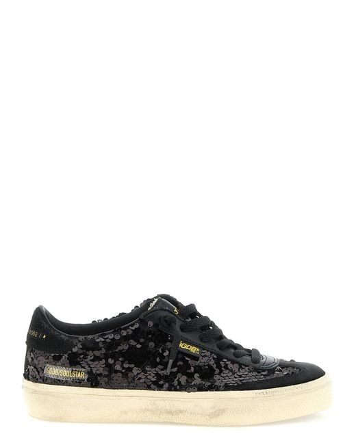 Golden Goose Deluxe Brand Black 'Soul Star' Sneakers
