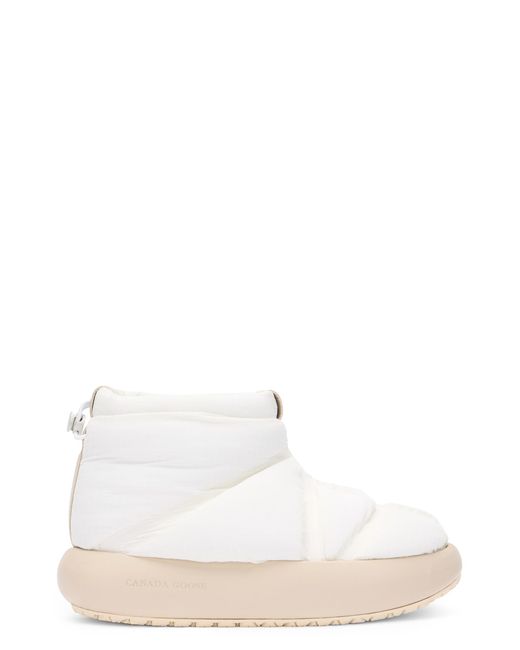 Canada Goose White Padded Boot Piper Polyamidenylon