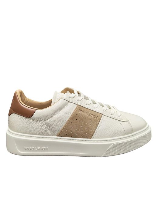 Woolrich Natural Classic Court Band Blubber Suede for men