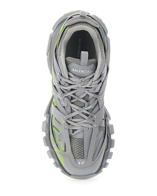 Balenciaga Green Sneakers Track Polyurethane Trainers for men
