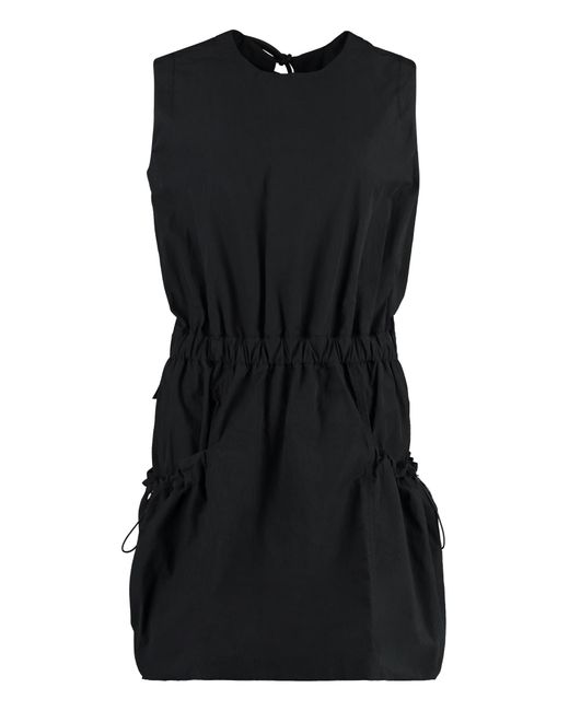 Moncler Black Cotton Mini-dress
