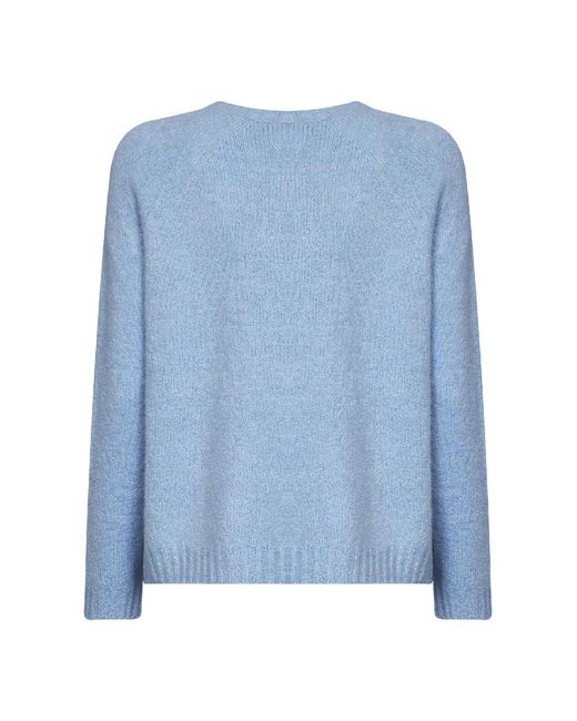 Weekend by Maxmara Blue Sweater Alpaca-Cotton