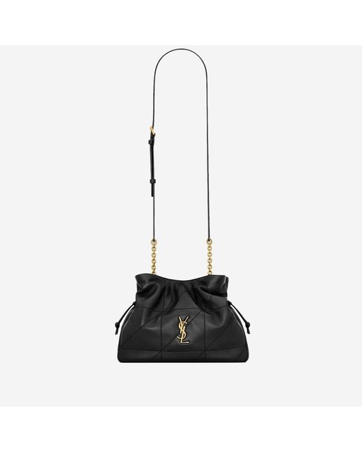 Saint Laurent Black Shoulder Pochette Jamie Leather Bags