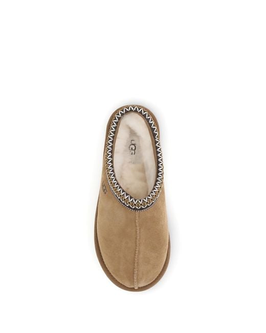 Ugg Brown Mules Tasman Ii Suede Upper Mutton Sandal