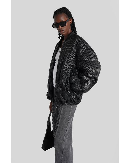 ROTATE BIRGER CHRISTENSEN Black Bomber Jacket