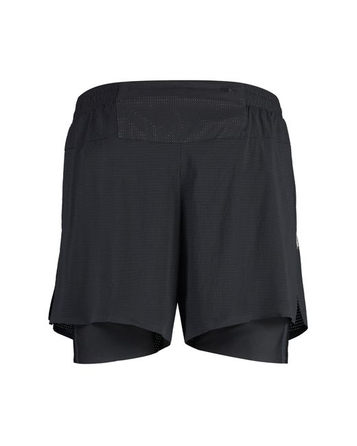 Y-3 Blue Techno Fabric Bermuda-Shorts for men