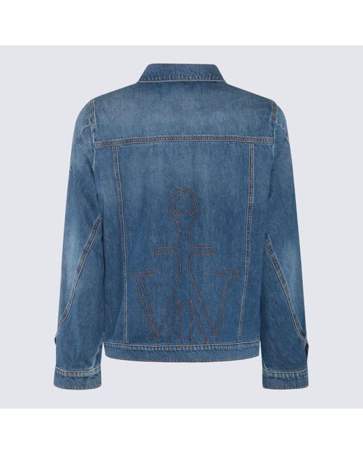 J.W. Anderson Blue Cotton Denim Jacket for men