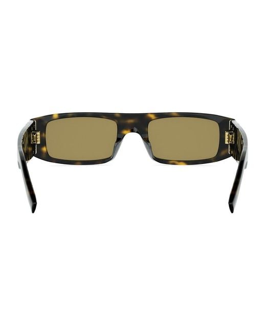 Fendi Brown Ff Squared Acetato Sunglasses for men