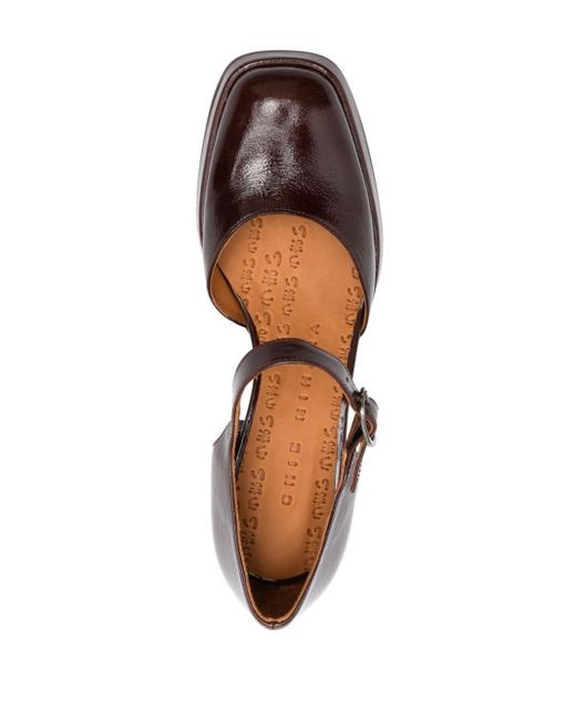 Chie Mihara Brown 80Mm Kante Pumps