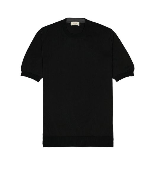 Altea Black Cotton T-Shirt for men