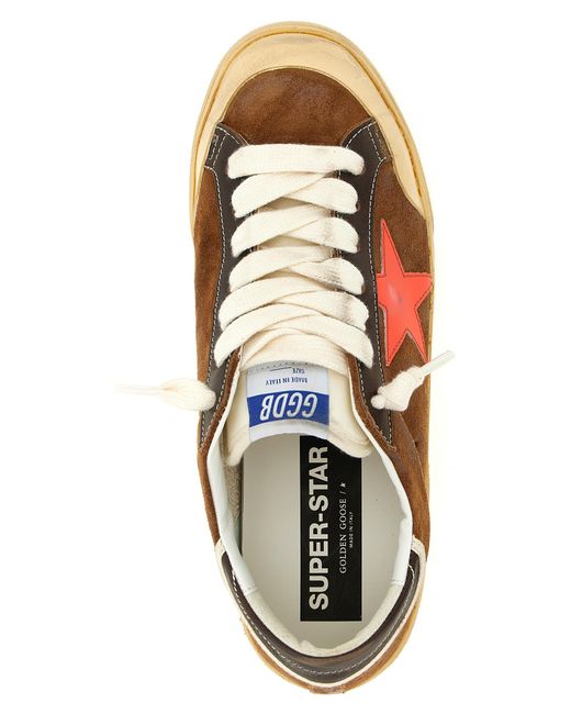 Golden Goose Deluxe Brand Brown Super Star Sneakers for men