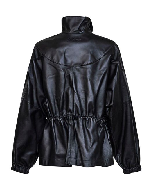 Givenchy Black Lamb Nappa Leather Jacket