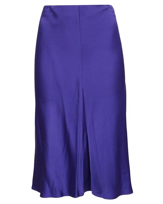 Stella McCartney Slip Skirt in Violet (Purple) | Lyst