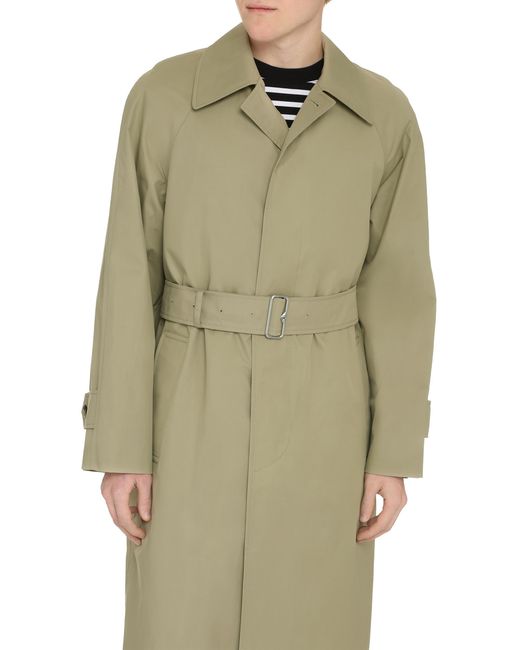 Burberry Natural Cotton Trench Jacket For Fw23 for men