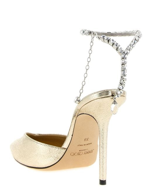 Jimmy Choo Metallic 'Saeda' Pumps