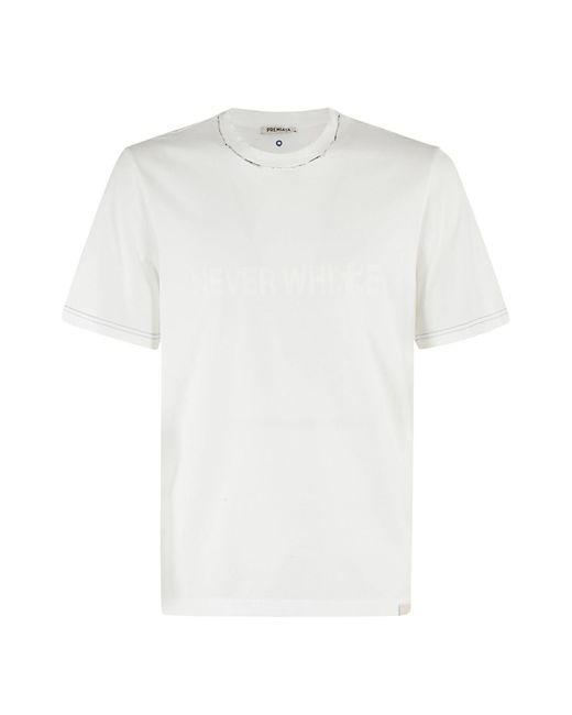 Premiata White T Shirt for men