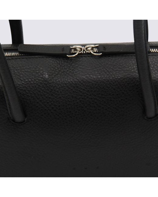 Aesther Ekme Black Lagune Bowling Top Handle Bag