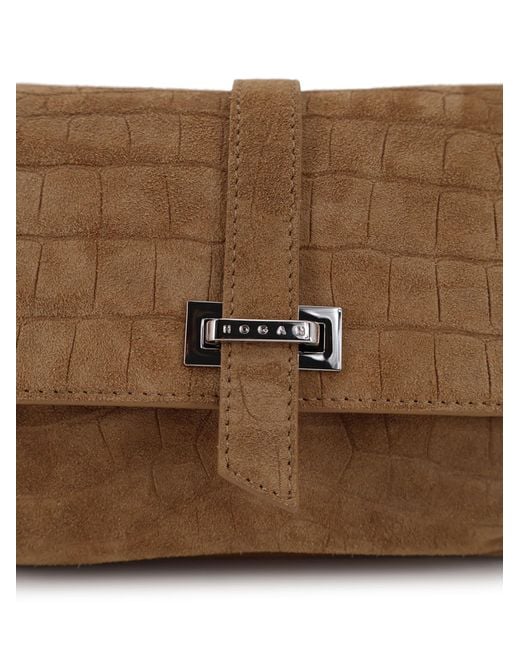 Hogan Brown Flap Bag
