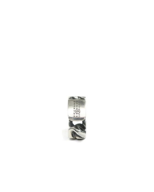 MM6 by Maison Margiela Metallic Single Earring Brass Earrings