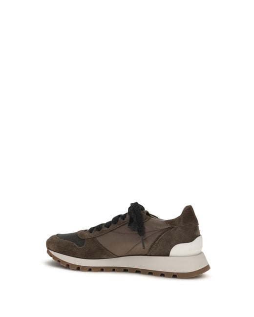 Brunello Cucinelli White Active Sneakers