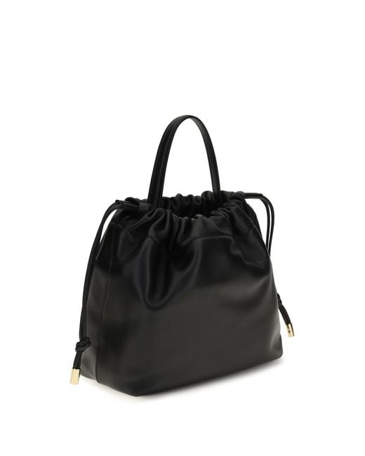 Chloé Black Icons Leather Chain Shoulder Bag Lamb Ovis Aries