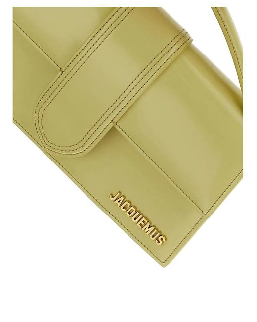 Jacquemus Yellow Le Grande Bambino Leather Top Handle Bag