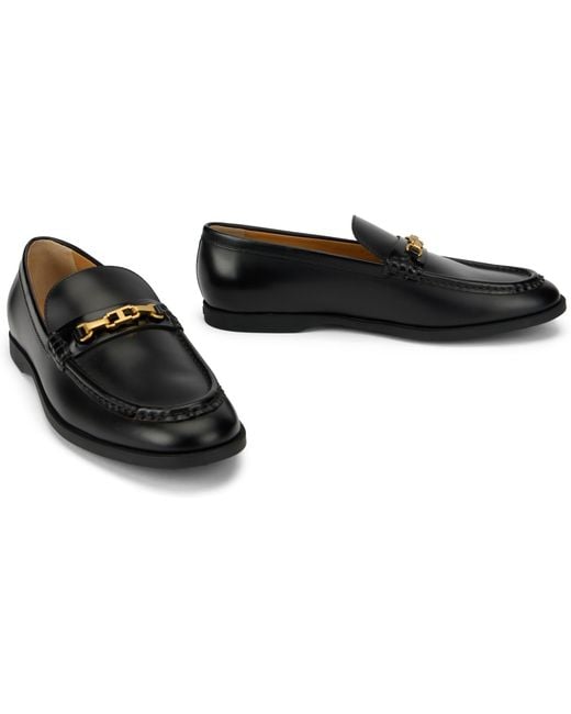 Tod's Black Loafers Calfskin
