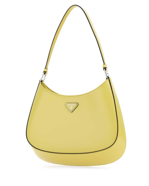Prada Yellow Cleo Shoulder Bag