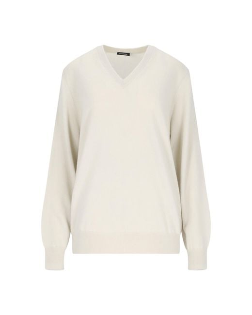 Canessa White Sweaters Cashmere