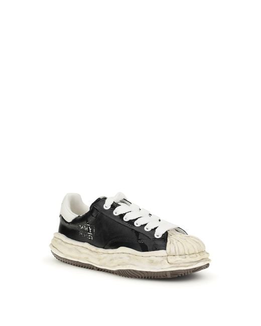 Maison Mihara Yasuhiro White Blakey Sneakers Upper: Fabric; Sole: Rubber