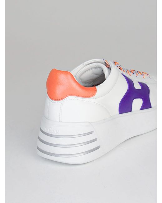 Hogan Leather Rebel Sneaker | Lyst