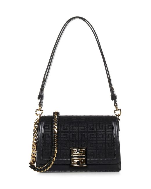 Givenchy Black 4g Multicarry Medium Shoulder Bag