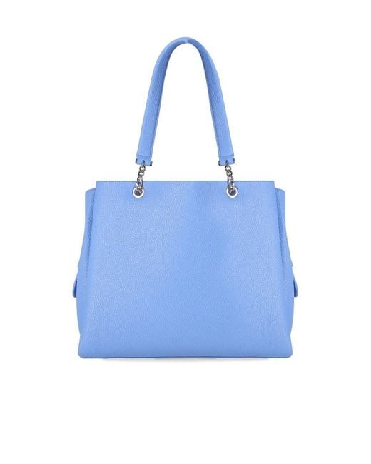 Emporio Armani Blue Tote Bag