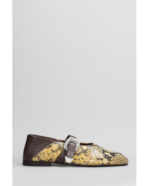 Wales Bonner Multicolor Ballerina Buckle Ballet Flats