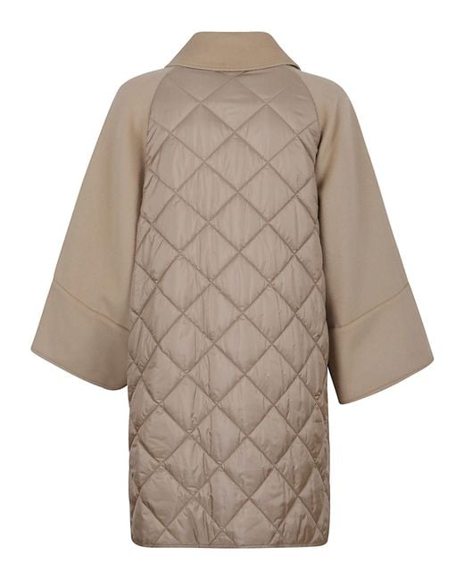 Weekend by Maxmara Natural Rufo Quilted Coat