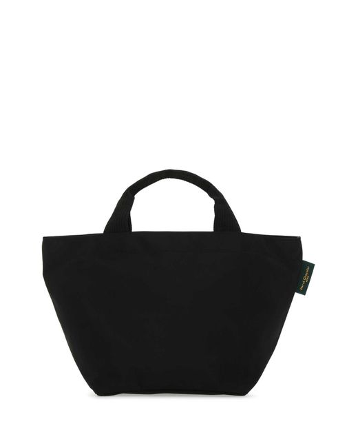 Herve Chapelier Black Canvas Handbag