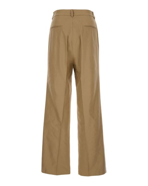 Bluemarble Natural Gros Grain Tape Suit Pants for men