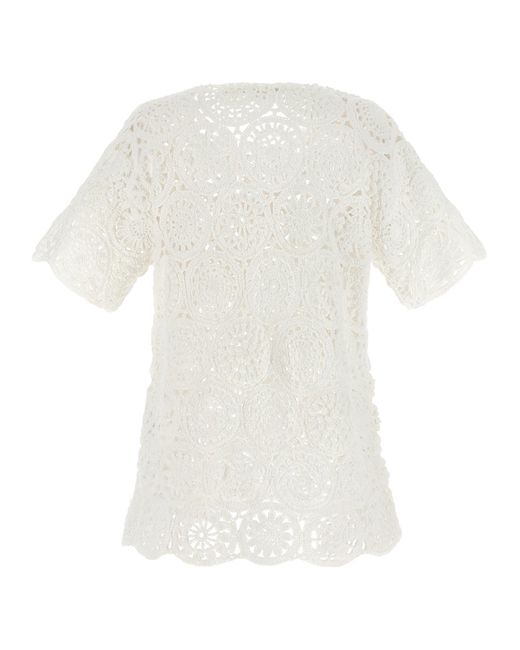 Comme des Garçons White Cotton T-Shirt