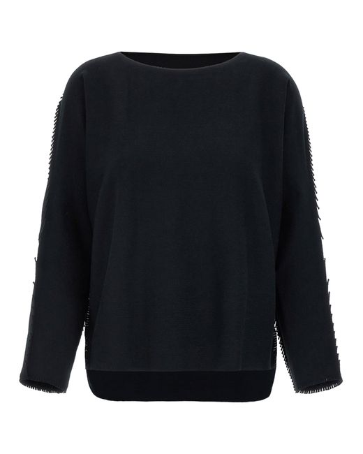 Issey Miyake Black 'Campagne' Sweater