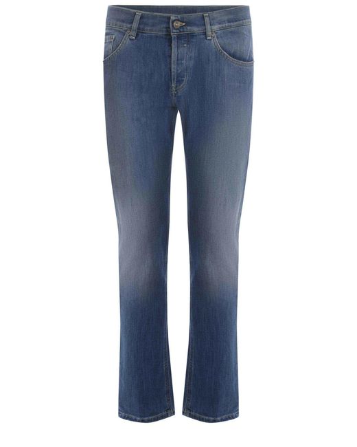 Dondup Blue Jeans Mius Made Of Stretch Denim for men