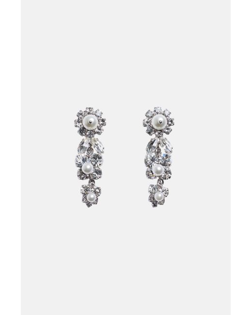 Simone Rocha Blue Daisy Cluster Earrings