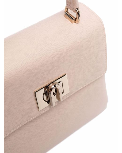 Furla Pink 1927 S Top Handle Bags