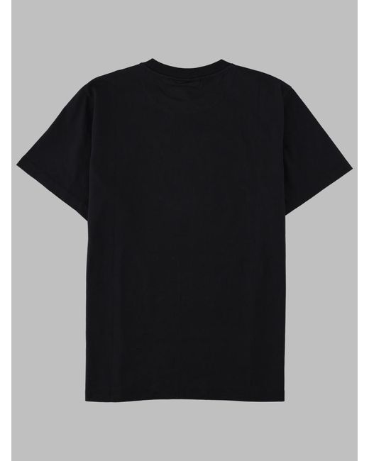 Ganni Black T-Shirt Strawberry Print Organic Cotton T-Shirts